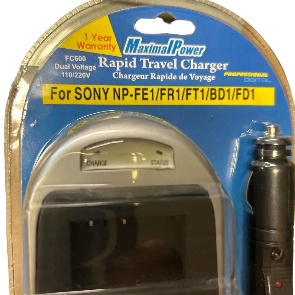 Rapid Travel Charger FC600 for Sony NP-BG1/BK1 Maximal Power New In Package - Picture 2 of 5
